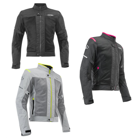 0023745 Racerbis Women/Female Ramsey Vented Spring/Summer Urban Motorcycle Multi Color Size XS to XL