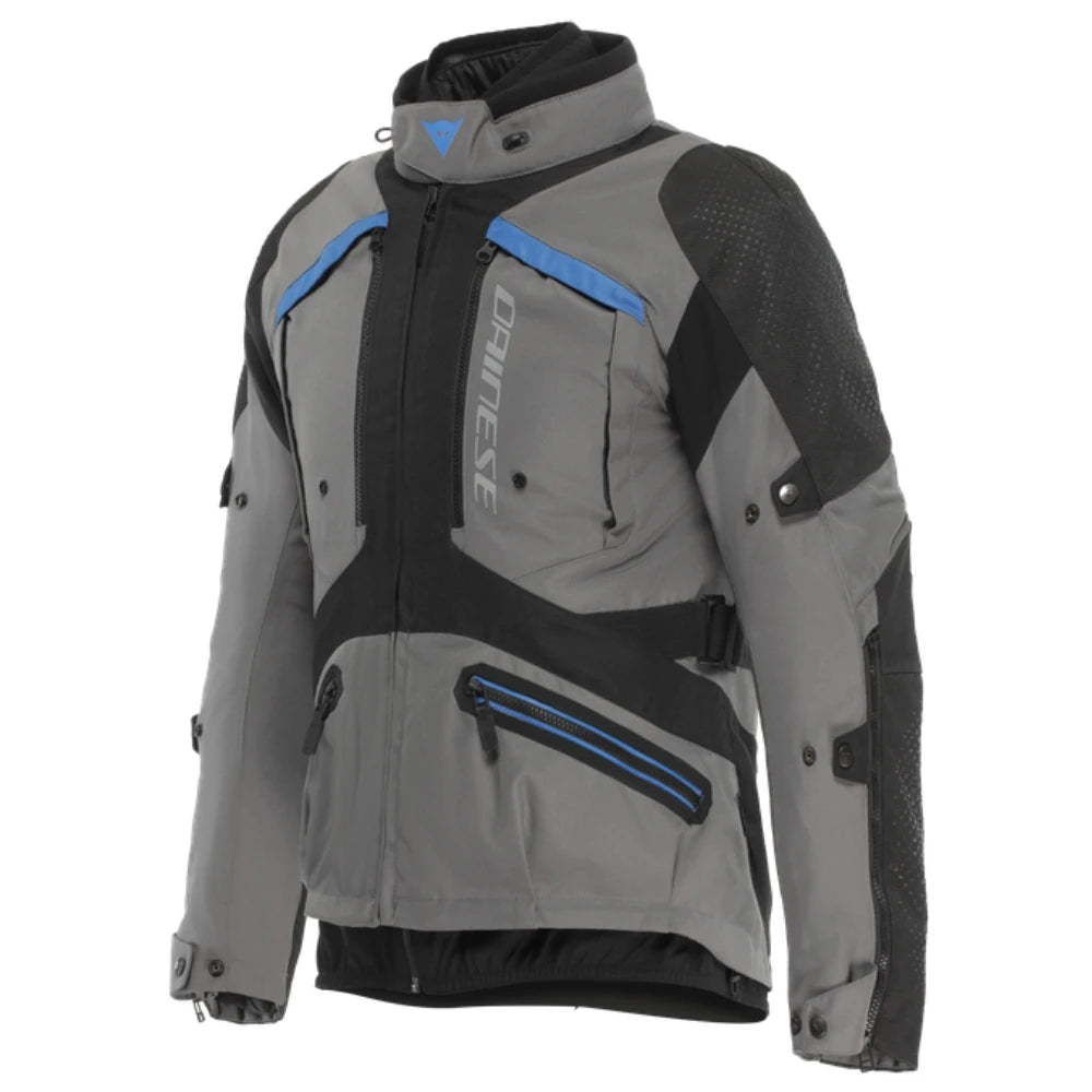 Dainese Gullfoss D-Dry Jacket is a versatile men's motorcycle jacket with CE certification, designed for year-round adventure touring with superior protection, thermal comfort, and optimized ventilation.