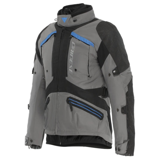 Dainese Gullfoss D-Dry Jacket is a versatile men's motorcycle jacket with CE certification, designed for year-round adventure touring with superior protection, thermal comfort, and optimized ventilation.