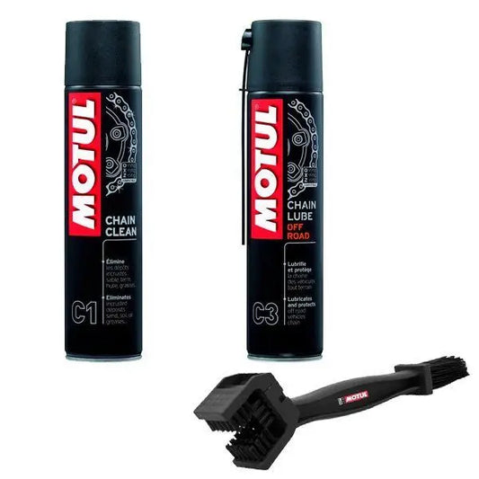 Motul pack off road chains (c3+c1+brush) 800ml ce u