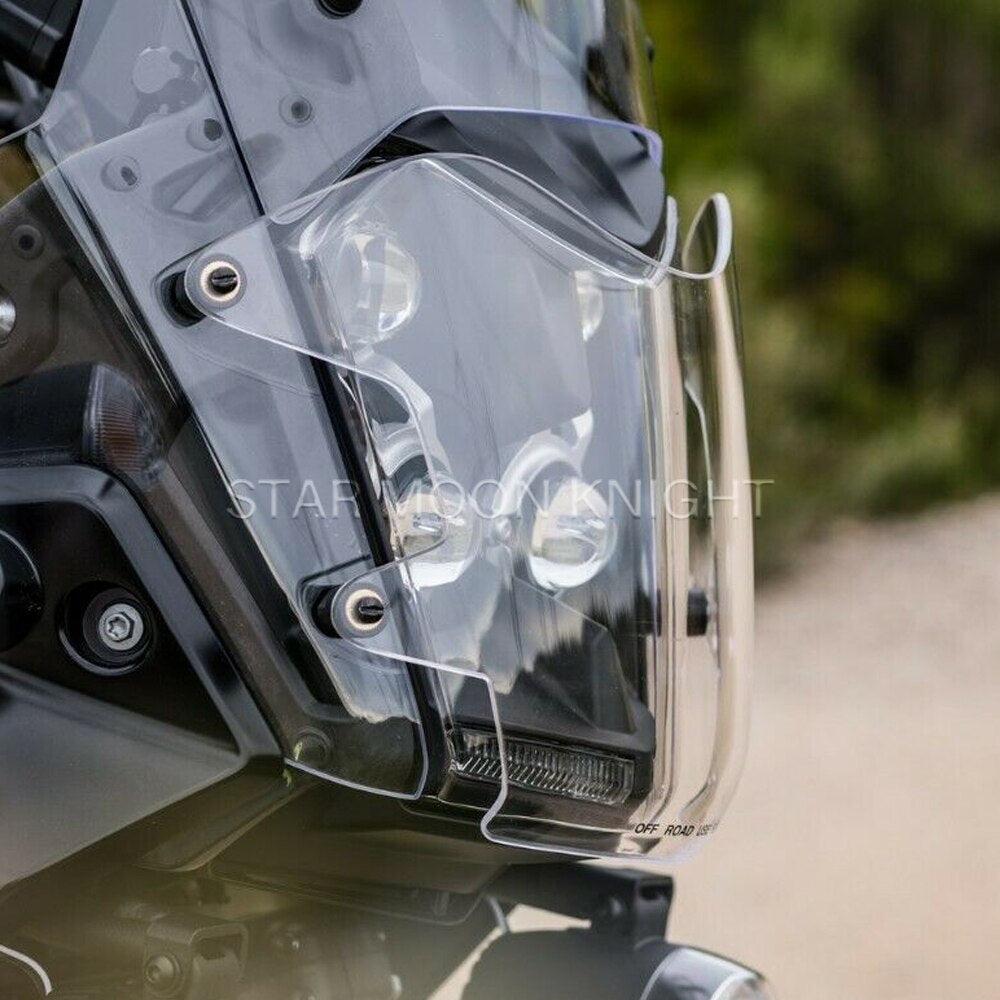 For YAMAHA Tenere 700 Tenere700 XT700Z XT 700 Z 2019 - 2022 Motorcycle Headlight Protector Light Cover Protective Guard Acrylic