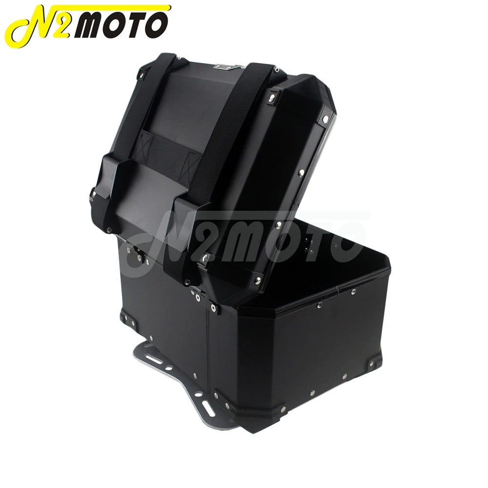 Universal Waterproof Rear Box Top Case 45L Cargo Passenger Luggage Box for BMW R1200GS Honda CRF NC700X NC750X Suzuki Tail Box