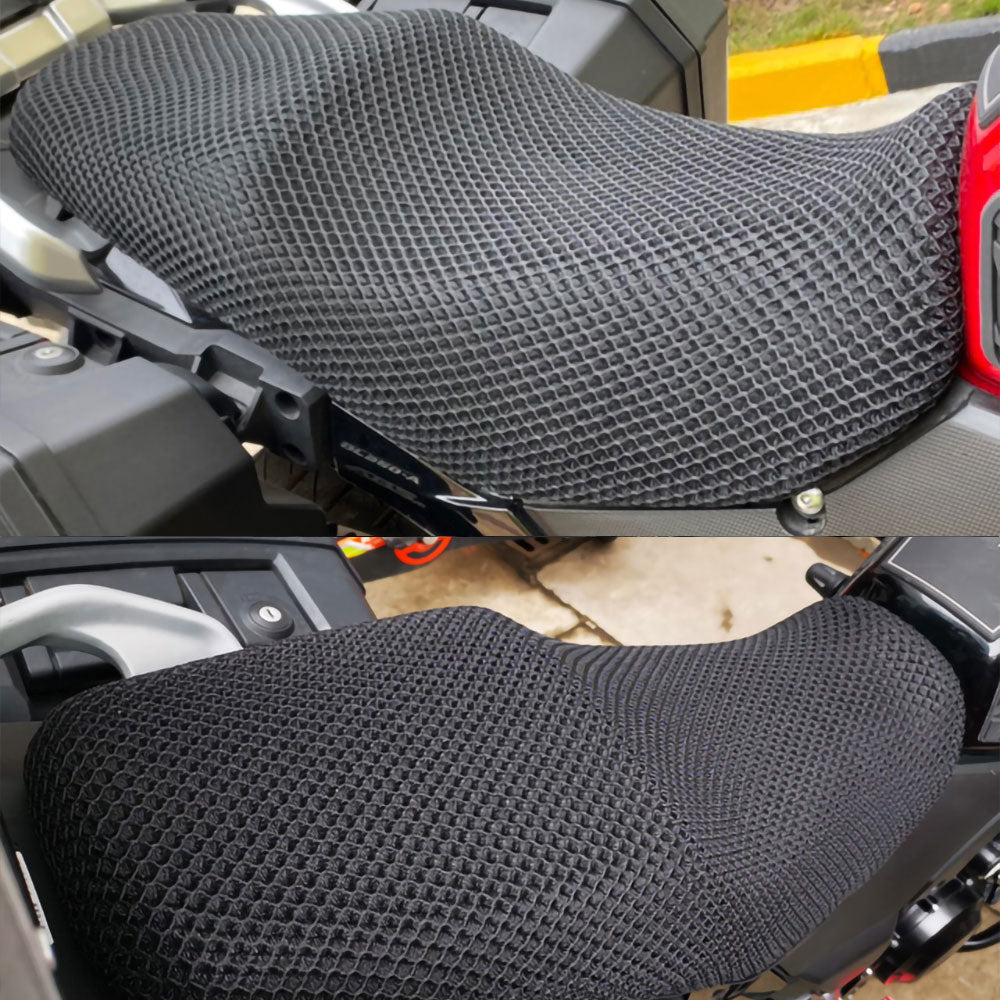 Motorcycle Anti-Slip 3D Mesh Fabric Protecting Cushion Seat Cover For Suzuki V-Strom VStrom DL650 DL1000 DL250 DL 650 1000 250