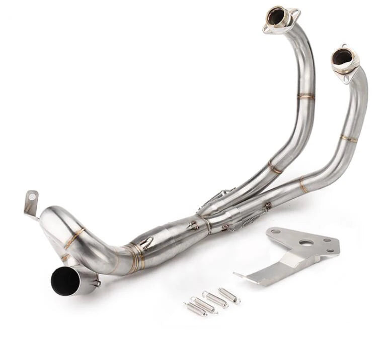 For Yamaha YZF MT07 FZ07 FZ-07 MT-07 FZ MT 07 Muffler XSR700 Motorcycle Exhaust Slip-On full System Front Pipe 2014 - 2023