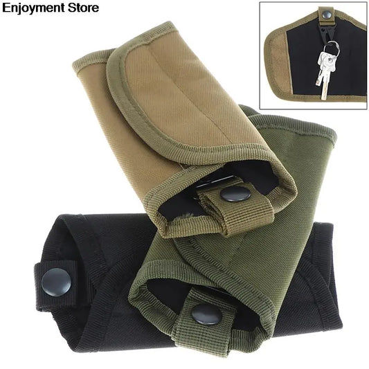 Outdoor Military Molle Pouch Belt Tactical EDC Key Wallet Small Pocket Keychain Holder Case Waist Pack Bag