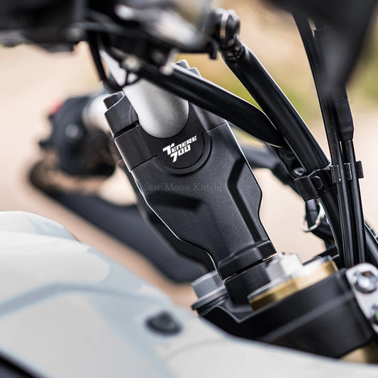 Motorcycle Handlebar Risers Clamp Mounting Mount Riser CNC Billet Aluminum For Yamaha Tenere 700 Tenere700 XT700Z XTZ 700 2019 -
