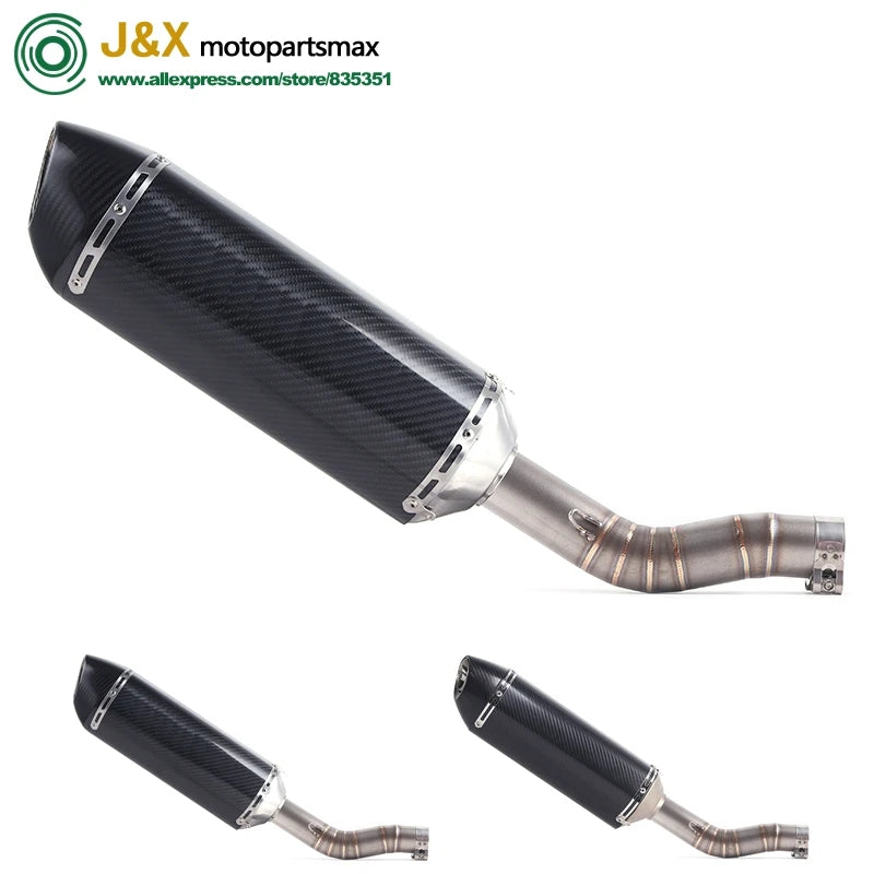Slip On For Suzuki GSXR1000 GSX R1000 GSXR 1000 Motorcycle Exhaust Adapter Middle Link Pipe Escape Muffler Tube Exhaust