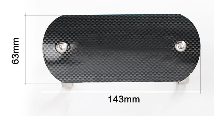 Motorcycle Exhaust pipe Muffler tube Cover Carbon Fiber Color Protector Heat Shield Cover Guard