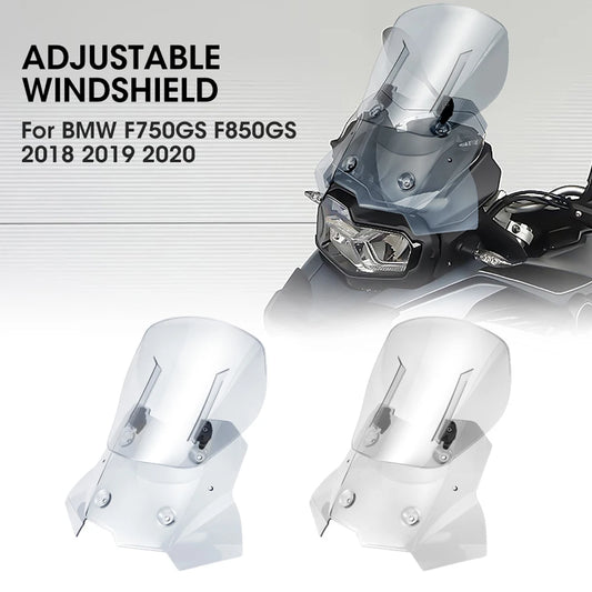 Motorcycle Adjustable Windshield for BMW F750GS F850GS Windscreen Wind Deflectors Screen Visor Protector F 750 GS F 850 GS 2020