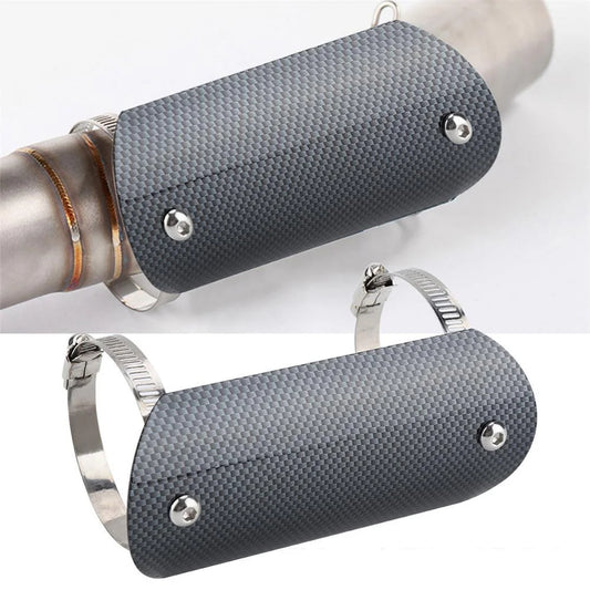 Universal Motorcycle Exhaust Middle Pipe Heat Shield Link Tube Protector Cover Heel Anti-Scalding Guard Motorbike Accessories