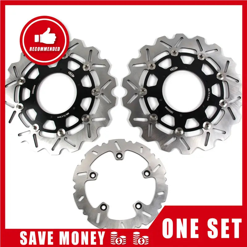 Arashi 1 Set For BMW F 800 GS 2009 - 2015 CNC Front Rear Brake Disc Brake Rotors 2010 2011 2012 2013 2014 F800GS F800 GS F700GS