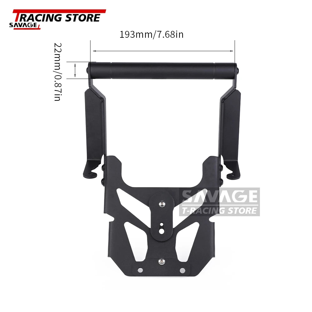 2024 For Yamaha Tracer 9 GT+ 9GT Plus Motorycle Mobile Phone GPS Sat Navigation Mounting Bracket Handleba Extension Holder 9GT+