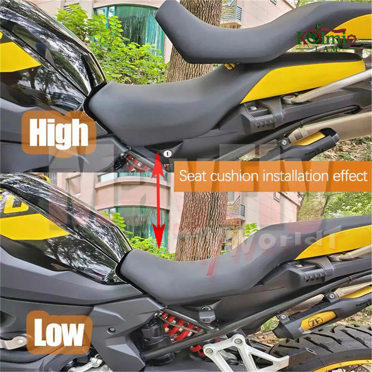 Fit For BMW F800GS F900GS Adventure 2023 - 2026 Motorcycle High Or Low Driver Seat Pad Cushion F800 F900 GS 2024 2025