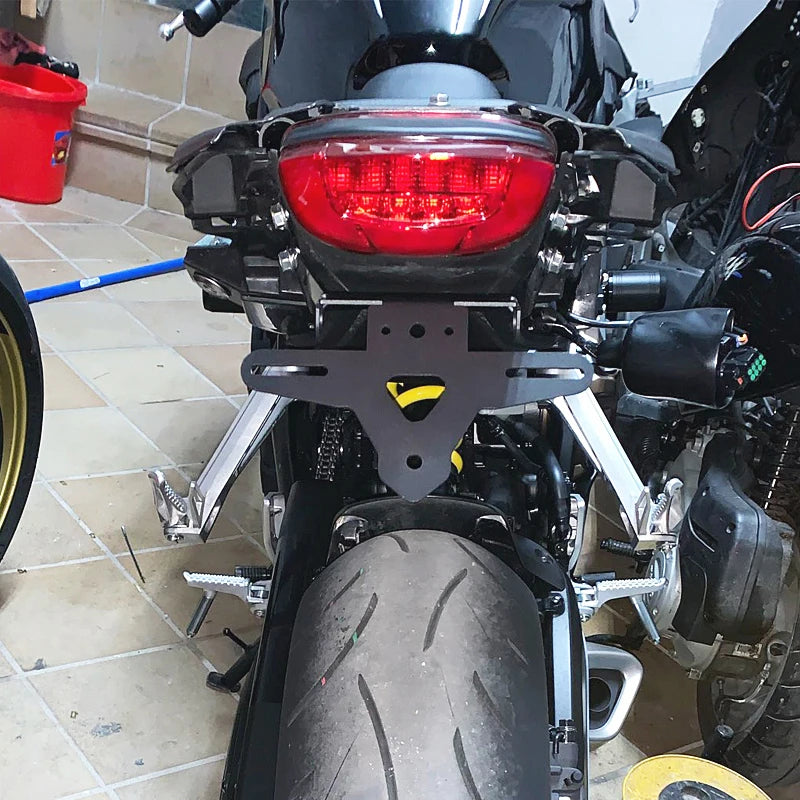 2023 New CB 650R Motorcycle License Plate Holder Tail Light Bracket Tidy Fender Eliminator For Honda CB650R CBR650R 2019-2022