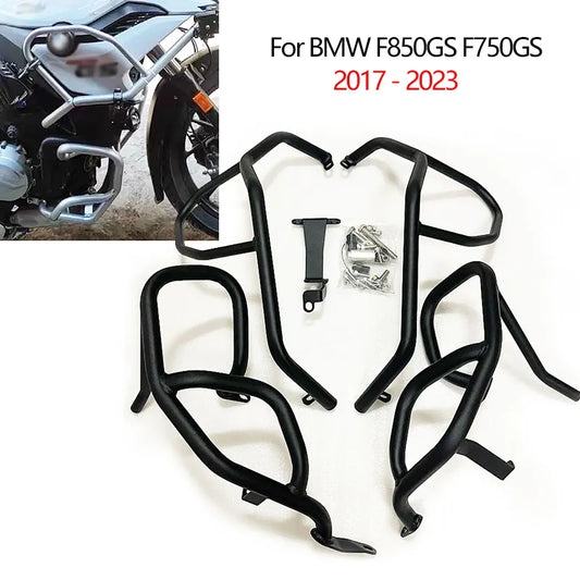 F850GS F750GS Motorcycle Engine Guard Crash Tank Bar Bumper Upper Lower Fairing Frame Protector For BMW F 750 850 GS 2017 - 2023
