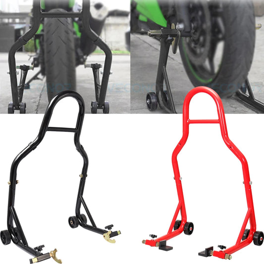 Motorcycle Full Set Front Wheel And Rear Wheel Support Stand Wheel Stand Auto Aheel Support Frame Tire Repairing Tool