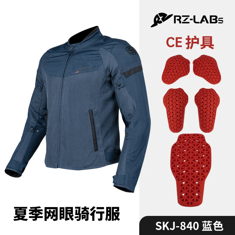 Men's Motorcycle Jacket Mesh Breathable Motorcycles Accessories Summer Jacket Biker Clothing Protective Jacket For Motorcyclist