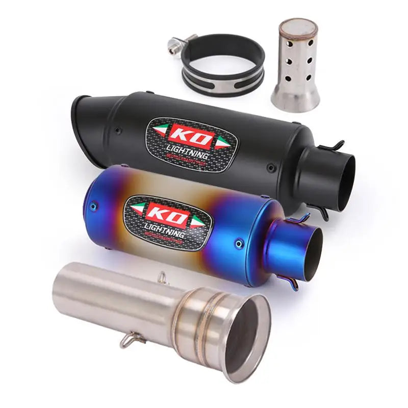 51MM Exhaust Pipe Motorcycle Muffler Mid Pipe Stainles Steel Escape Modified For 1290 Super Adventure R/S/T 2016-2020