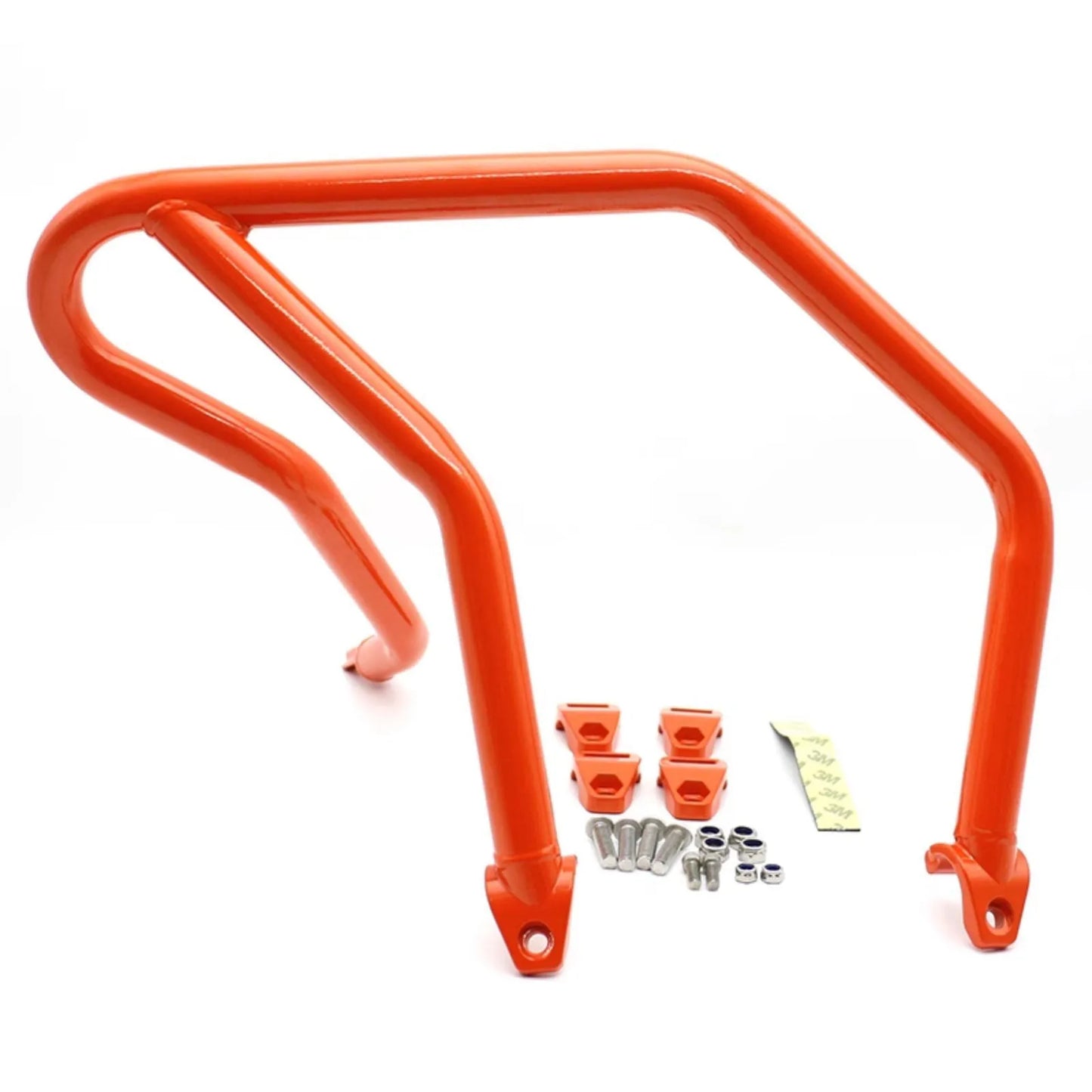 Upper Orange Crash Bar for KTM 1290 Super Adventure S / R 21-23 Engine Guard Black