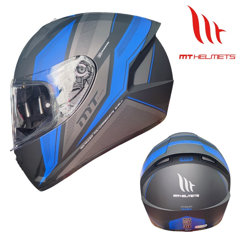 Unisex Retro Helmet MT Stinger Off-road Motorcycle Helmet Riding Full Face Helmet Motocross Helmet Capacete De Moto