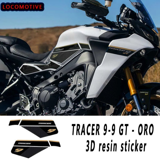 For Yamaha Tracer 9 Tracer 9GT 2021 2022 2023 Tracer9 Accessories Motorcycle 3D Gel Epoxy Resin Stickers Kit