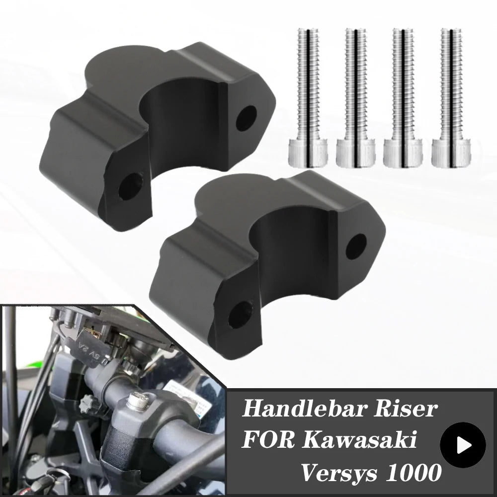 For Kawasaki Versys 1000 2015 2016 2017 2018 2019 2020 2021 Motorcycle Accessories Handlebar Riser Move Height Up Bracket Kit