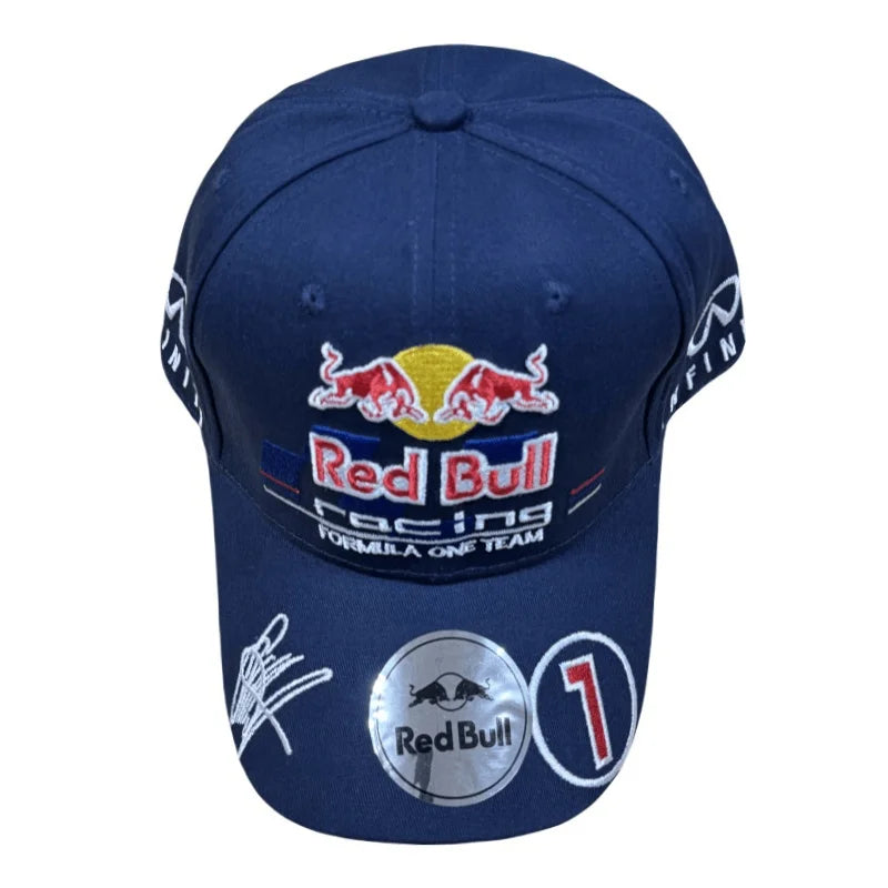 Red Bull Racing Team's new racing hat men's and women's duckbill cap Red Bull baseball cap car cap sun visor cap