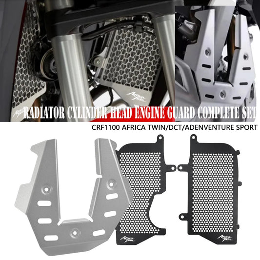 Motor For Honda CRF1100L Africa Twin DCT CRF 1100 L Adventure ADV Sports 2023 Radiator Grille Guard Cylinder Head Engine Guard