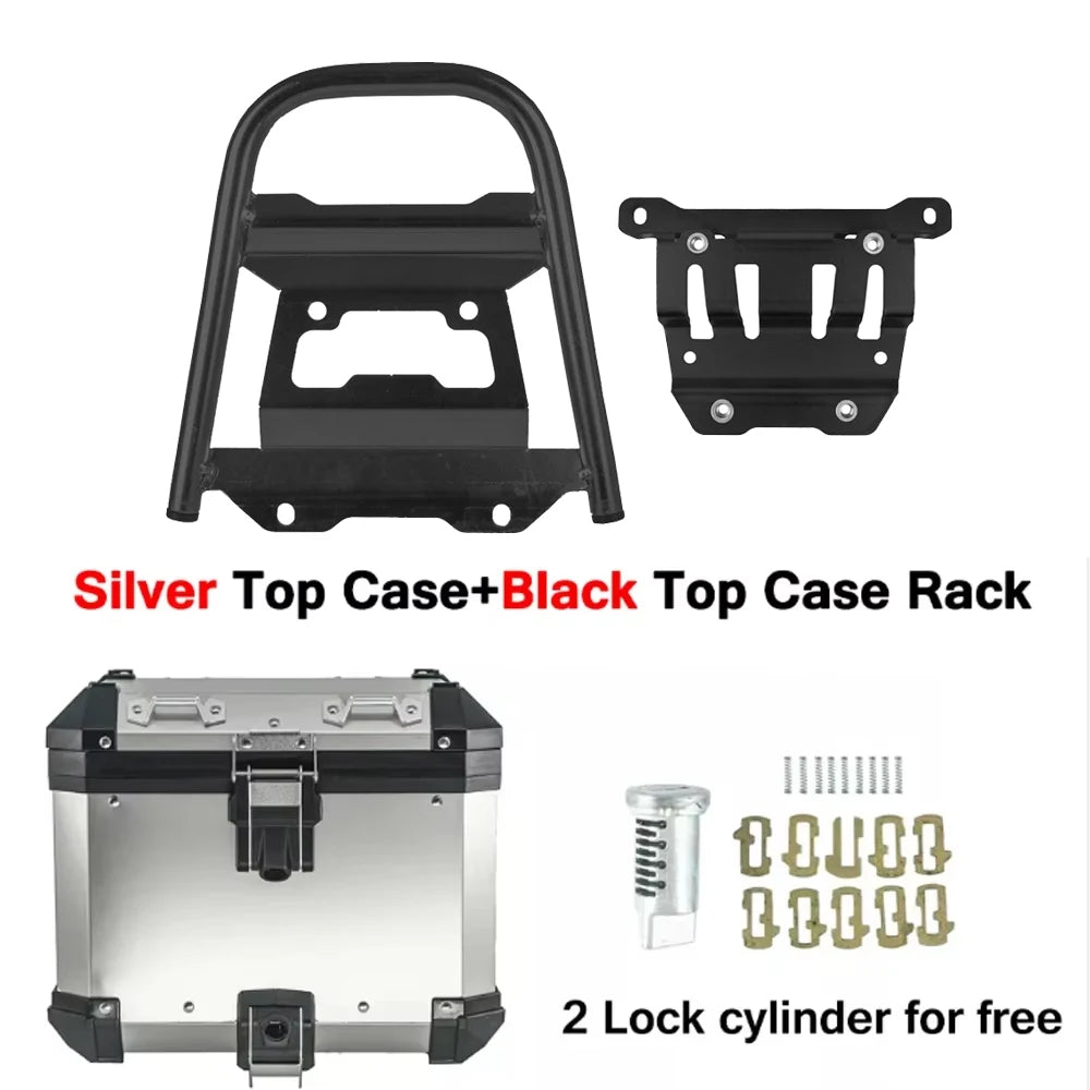 Motorcycle Aluminum Box Pannier Saddlebag Top Case Luggage Rack For Honda XL750 Transalp XL 750 2023 2024 Tail Side Box Bracket
