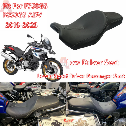 Motorcycle Comfortable Low Rider Driver Passenger Seat Fit For BMW F750GS F850GS 2018-2023 Adventure F 750 GS F 850 GS 2019 2020