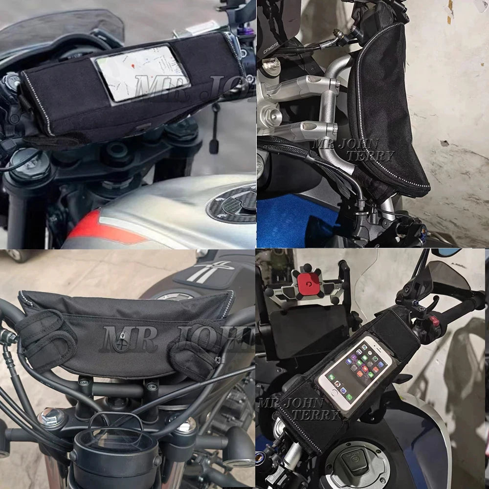 For HONDA XL750 Transalp XL 750 xl750 TRANSALP 2023 Motorcycle Accessories Storage Travel Tool bags Waterproof Handlebar Bag