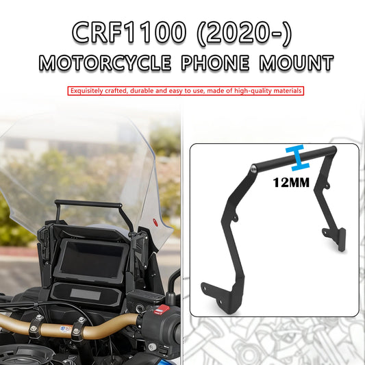 For Honda Africa Twin CRF1100 2020-2025 Motorcycle USB Phone Holder Navigation Bracket  Navigation Plate Adapt Bracket