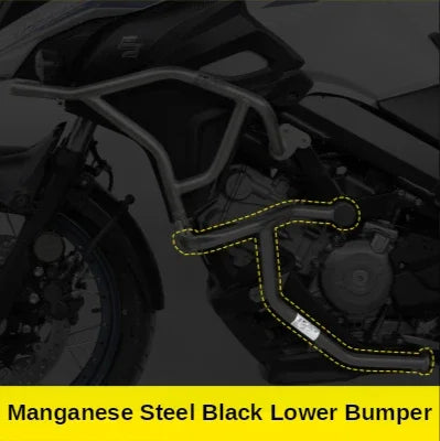 Stainless Steel Motorcycle Tank Bumpers Engine Guard Bar Steel Stunt Cage Protector Upper Cover for Suzuki V-Strom DL650