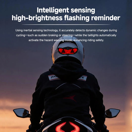 Smart LED Helmet Display (Without Helmet) - Bicycle Helmet LED Display, Ebike Helmet with App, Cycling Helmets with Turn Signals