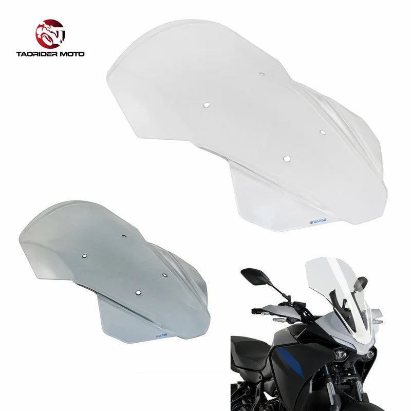 4mm Thickness Windscreen Windshield Wind Deflector Shield Screen Visor Glass For Yamaha Tracer 7 7GT Tracer7 GT 2021 2022