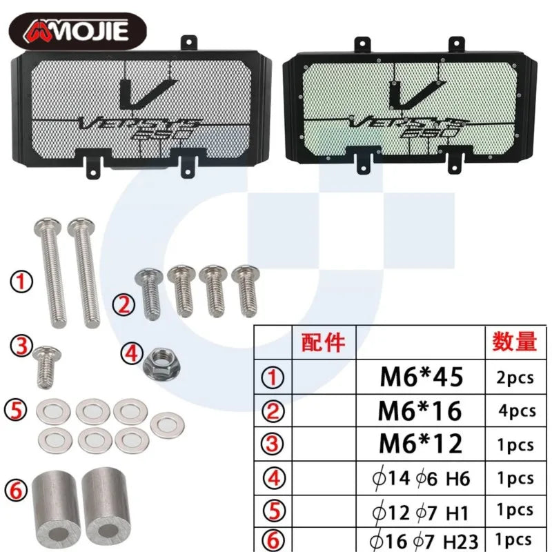 Versys 650 Radiator Guard Protection Grille Cover Protector For Kawasaki Versys650 2006 2007 2008 2009 2010 2011 2012 2013 2014