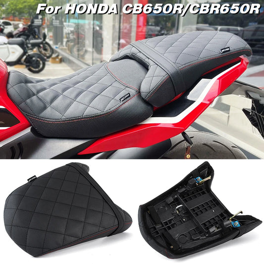 Motorcycle Rear Pillion Passenger Cowl Seat Tail Seat Pad Cushion For Honda CB650R CBR650R CB CBR 650R 2019-2022 Accessories