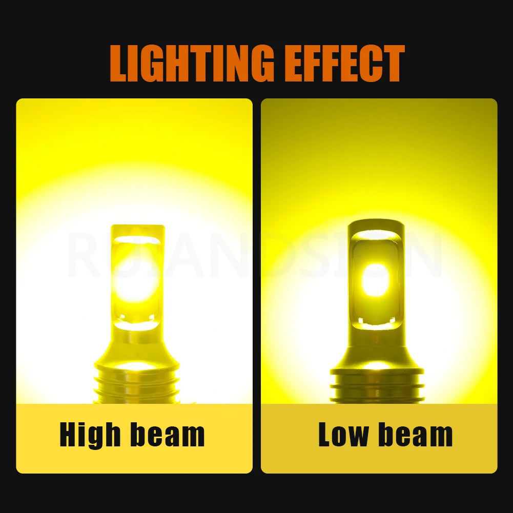 HS5 Motorcycle LED Head Light White Yellow Headlight Bulb Led Headlight Lamp Hi/Lo Beam For Honda PCX125 PCX150 2008 - 2012