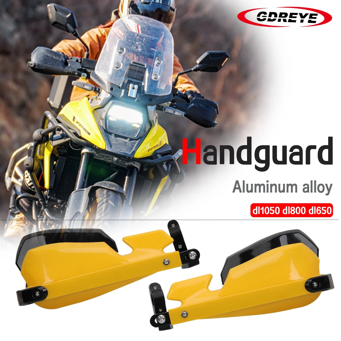 Motorcycle DL 650 VStrom new aluminum alloy Handguard Shield Hand Guard Protector Windshield For Suzuki V-Strom DL650 800 1050