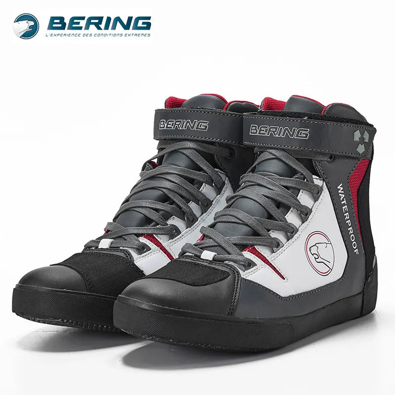 France BERING motorcycle  waterproof four seasons  riding shoes men's racing shoes motorcycle off-road rally boots