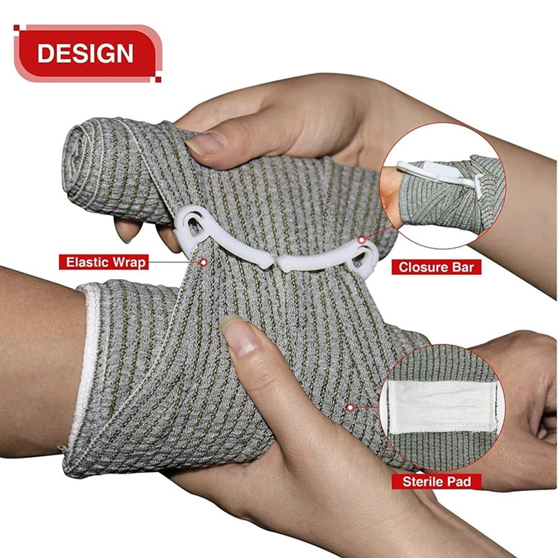 Kit First Aid Kit Bag Bandage Splint Outdoor Survival Tool Gear Medical Trauma Emergency Pouch