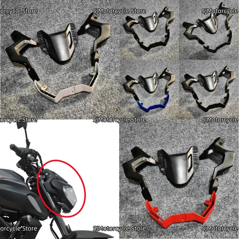 Motorcycle Front Section Fairing Headlight Shroud Cover Front Upper Nose Hood Fit For YAMAHA MT07 MT-07 FZ07 FZ-07 2018-2020