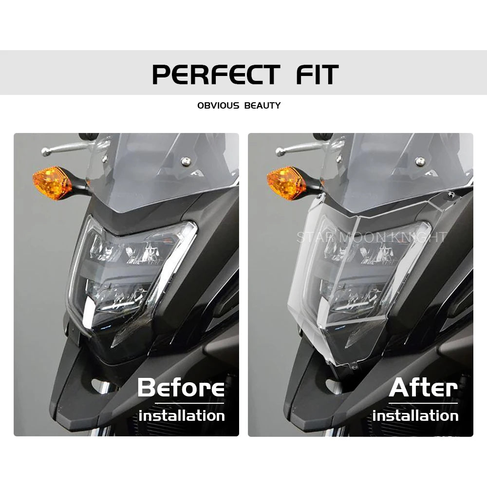NEW Motorcycle Acrylic Headlight Protector Light Cover Protective Guard For Honda NC750X NC 750 X 2016 - 2018 2019 2020