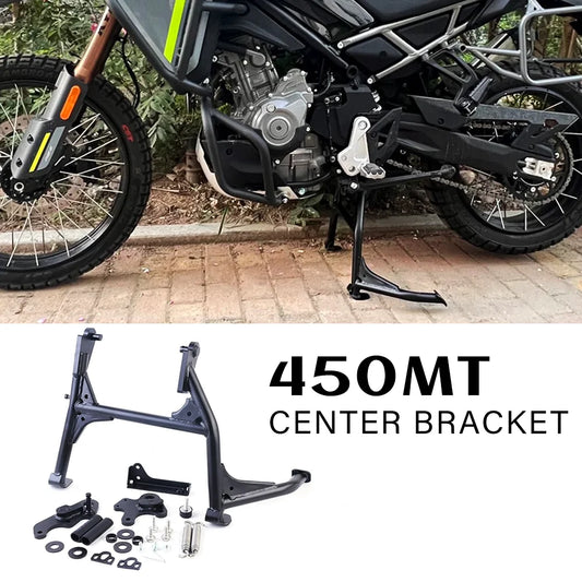 Motorcycle Center Bracket for CFMOTO 450MT 450 MT Accessories Center Large Foot Support For cf moto IBEX450 MT450 MT 450