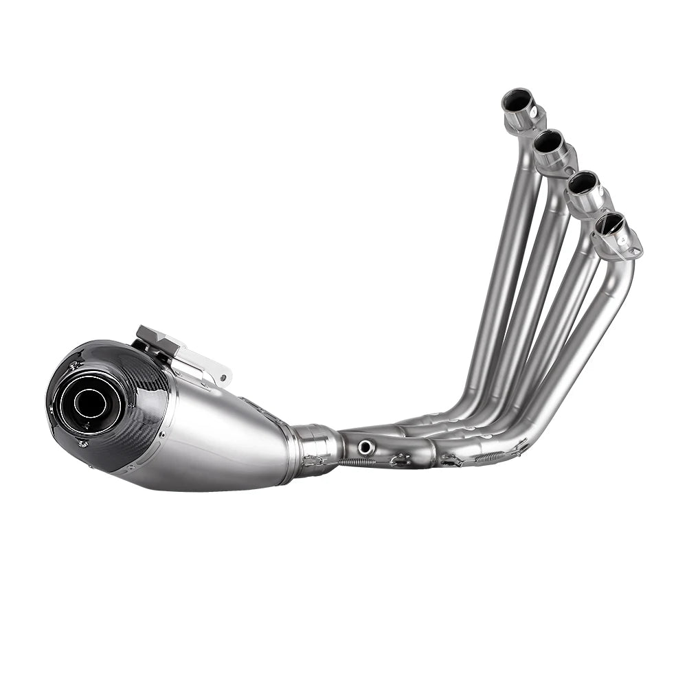 For CB650R Motorcycle Full System Exhaust Modified Front Middle Link Pipe Muffler For Honda CBR650R CBR650F CB650R CB650F