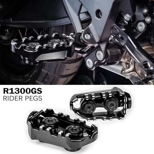 R1300GS Rider Pegs Motorcycle Foot Pegs For BMW R1300GS R 1300 GS 2023 2024 Driver Footrest Rider Foot Pegs R1300GS Foot Pegs