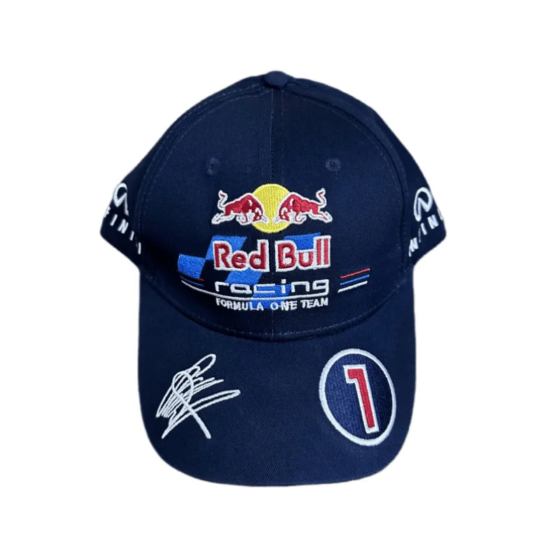 Red Bull Racing Team's new racing hat men's and women's duckbill cap Red Bull baseball cap car cap sun visor cap
