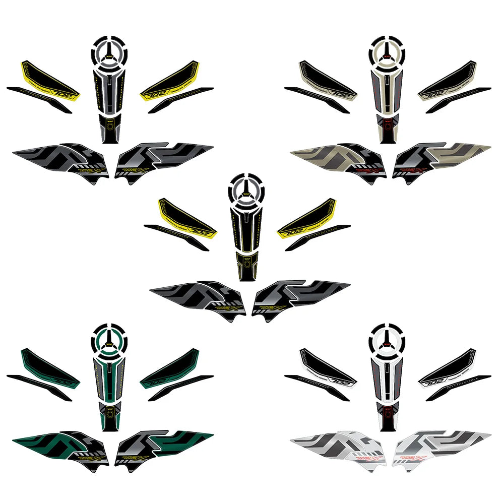 TRK702X 2023 Motorcycle Accessories 3D Gel Epoxy Resin Sticker Kit Tank Pad Protection For Benelli TRK 702X TRK 702 X