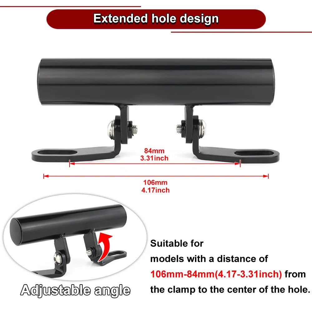 For Honda XL650V XR150L NT1100 Monkey Deauville NT650V X-ADV 750 CMX1100/500 Rebel Motorcycle GPS Handlebar Clamp Sat Nav Mount