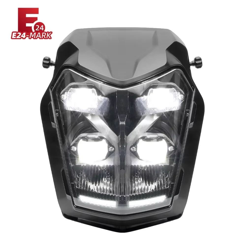 Motorcycle LED Headlight For YAMAHA Tenere 700 Rally World Raid XTZ700 T7 Head Lights Assembly Lamp Integrated Turn Signal E24